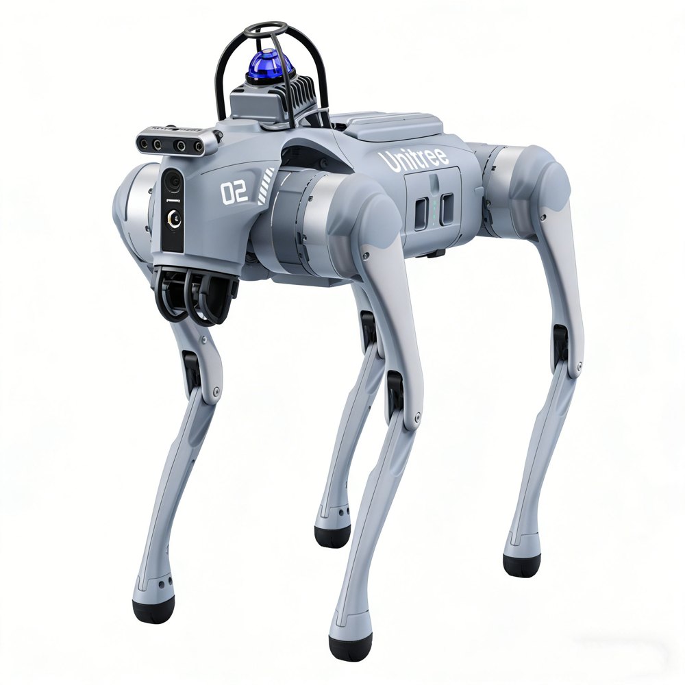 Perro robot Unitree para monitoreo